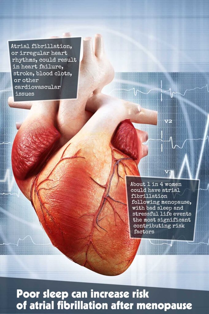 Poor Sleep Can Increase Risk of Atrial Fibrillation After Menopause